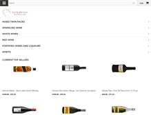 Tablet Screenshot of intervino.com.au