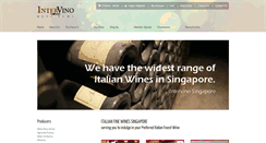 Desktop Screenshot of intervino.com.sg