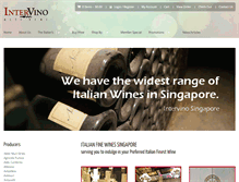Tablet Screenshot of intervino.com.sg